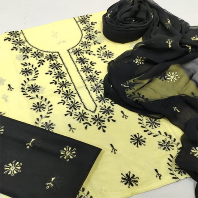 *Embroidered jall Suits*